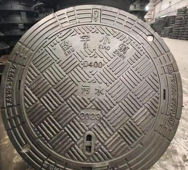 阎良球墨铸铁防沉降井盖展示